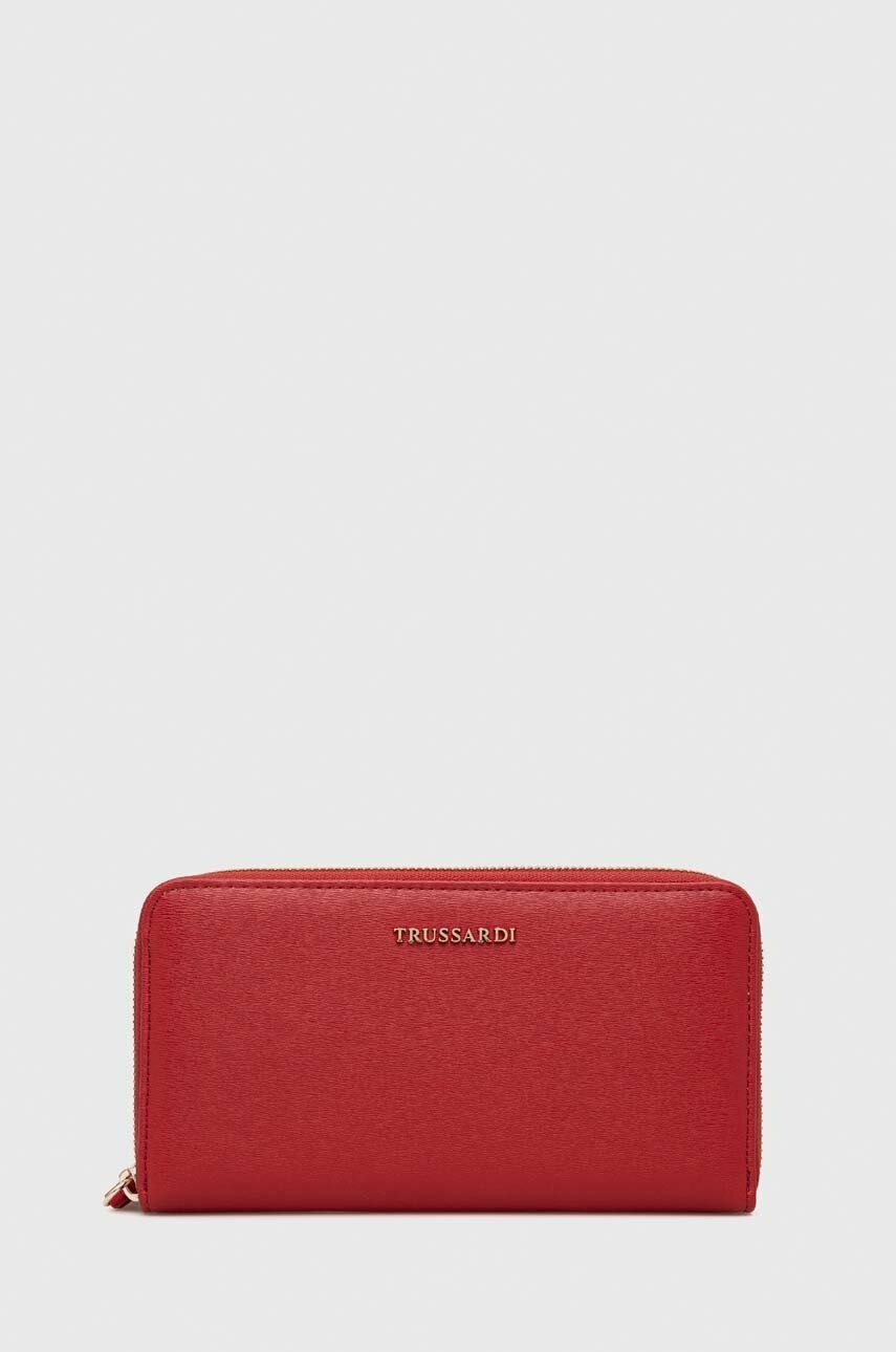 

Портмоне Trussardi дамски в червено, Червен