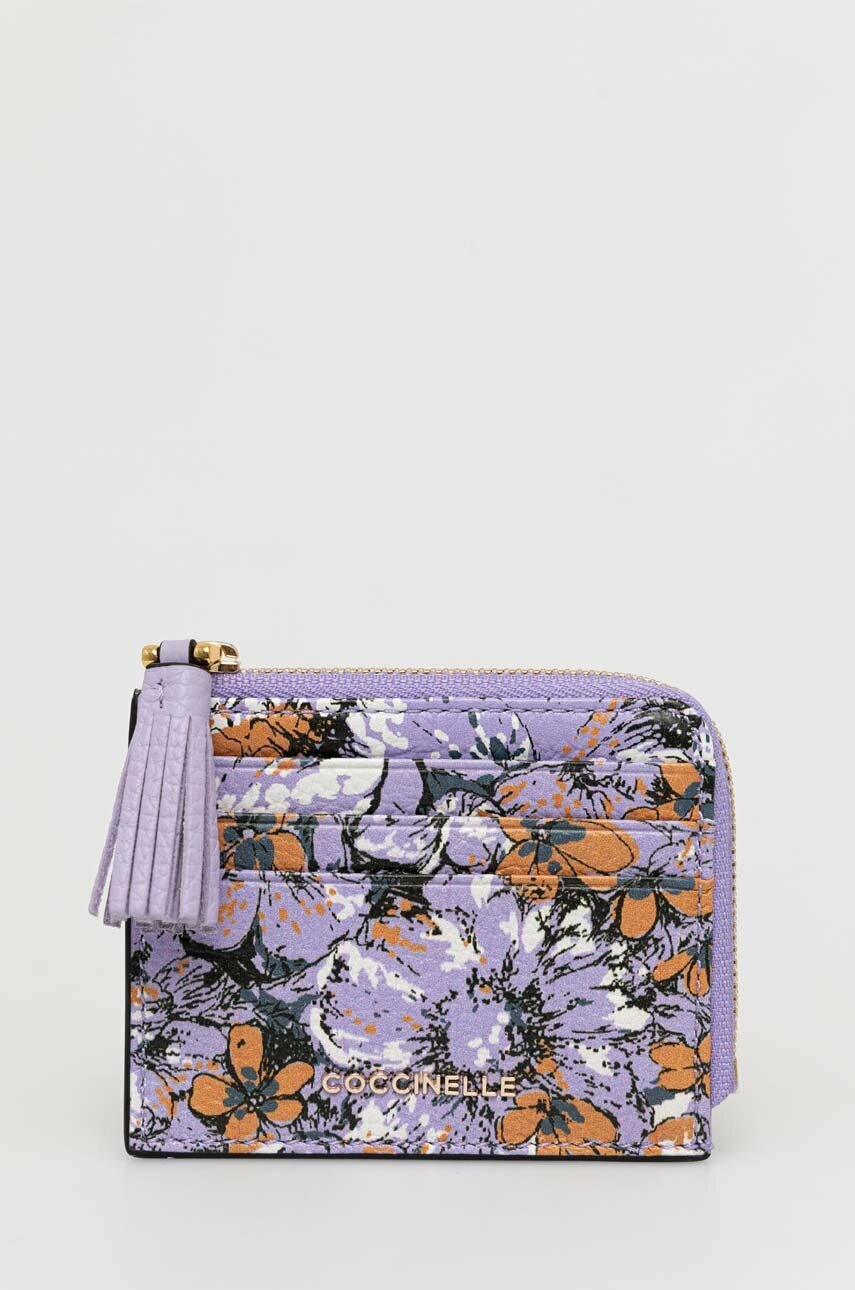 

Кожаный кошелек Coccinelle Tassel женский