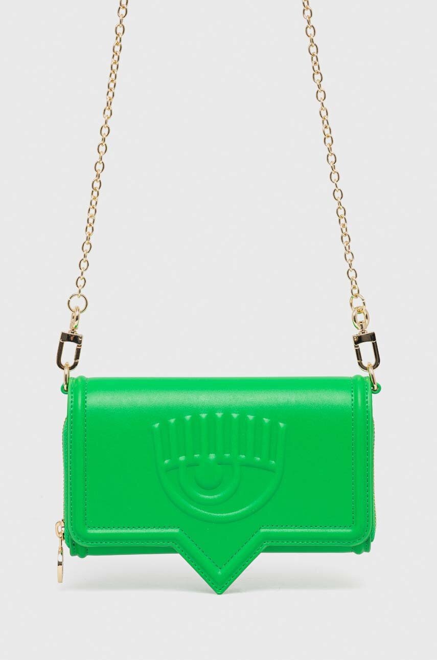 

Кошелек Chiara Ferragni женский цвет зелёный