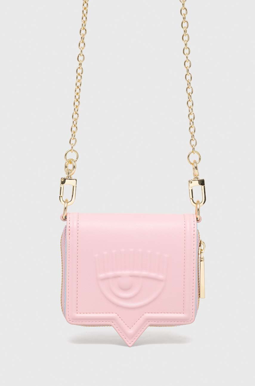 

Кошелек Chiara Ferragni женский цвет розовый