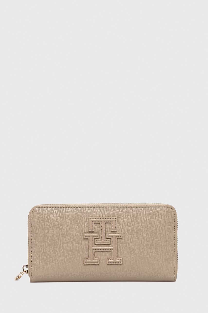 

Кошелек Tommy Hilfiger женский цвет бежевый