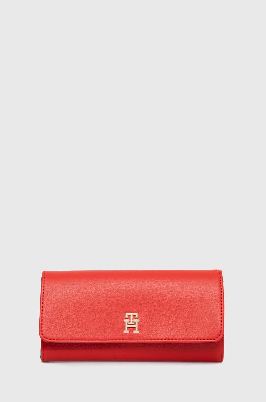 

Кошелек Tommy Hilfiger женский цвет красный