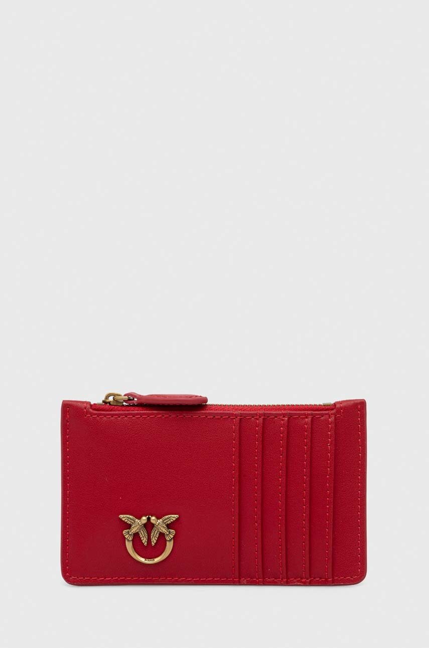 

Кожен портфейл Pinko дамски в червено 100251.A0GK, Червен