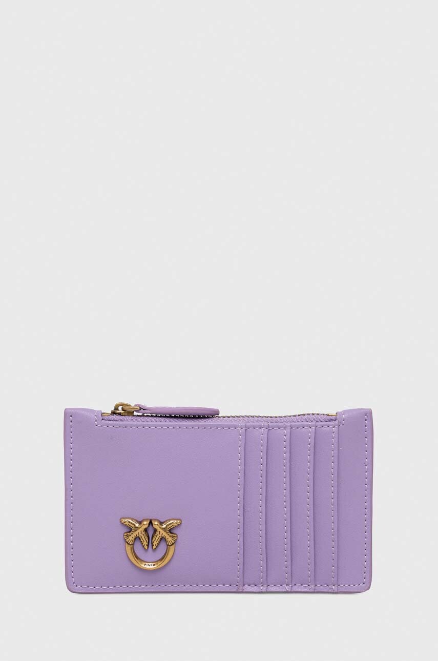 

Кожен портфейл Pinko дамски в лилаво 100251.A0GK, Виолетов