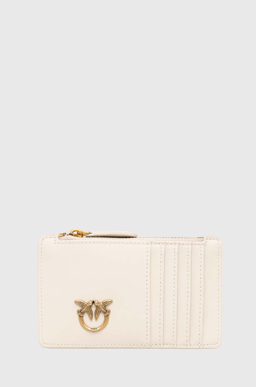 

Кожен портфейл Pinko дамски в бяло 100251.A0F1, Бял