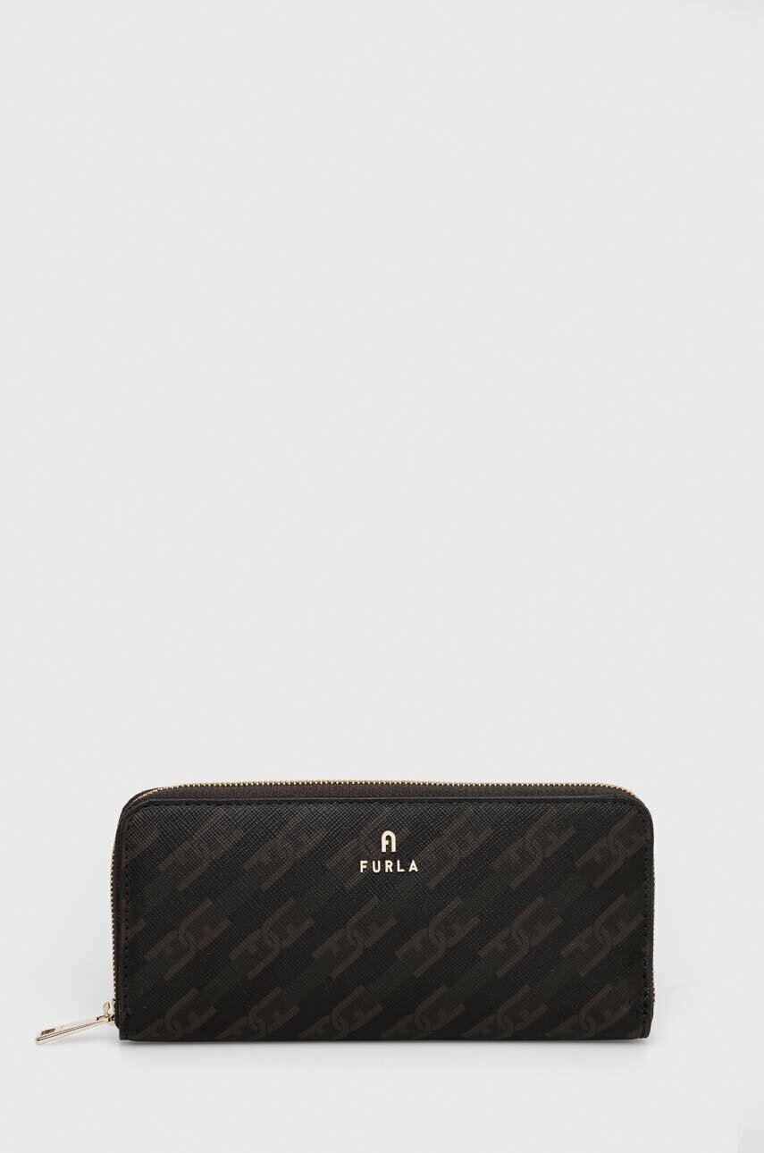 

Портфейл Furla дамски в кафяво, Кафяв