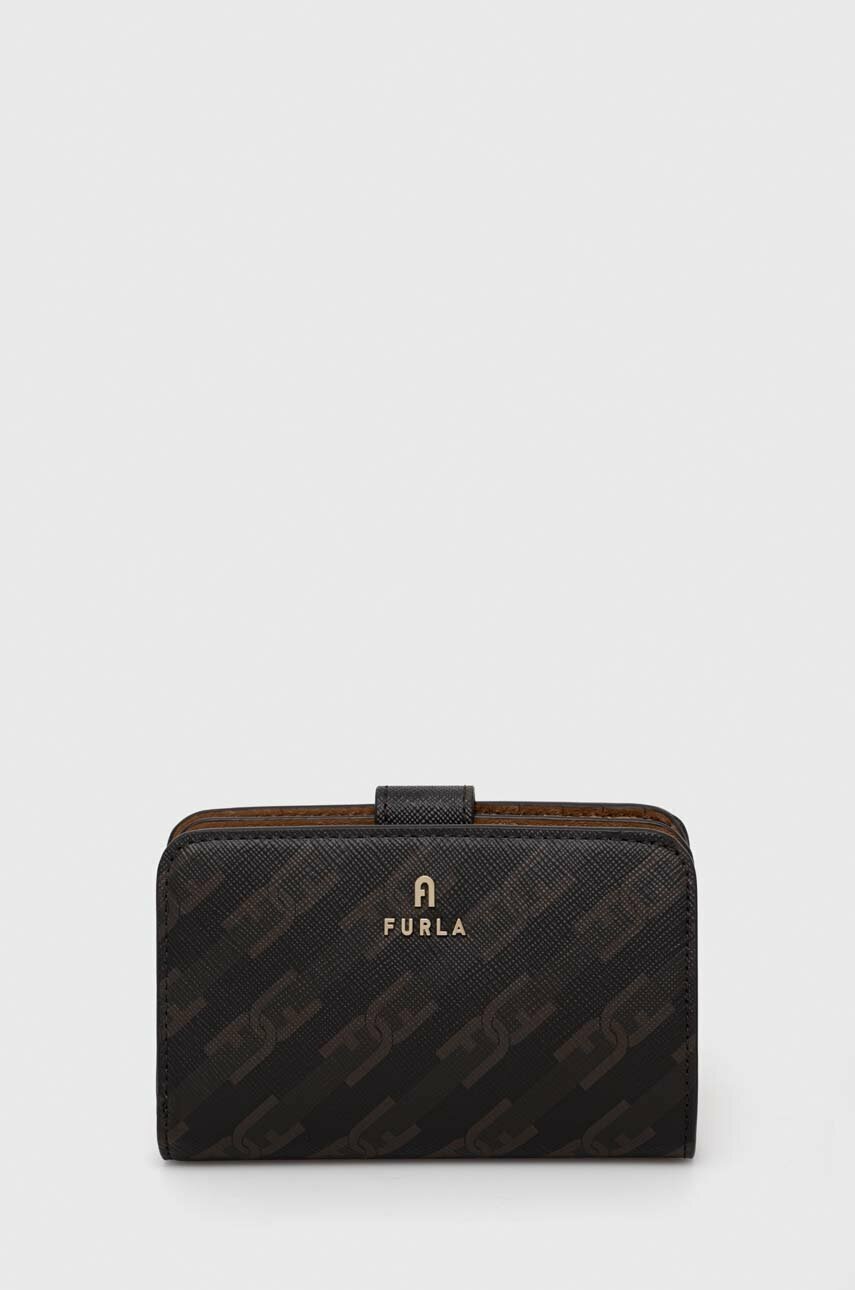 

Портфейл Furla дамски в кафяво, Кафяв