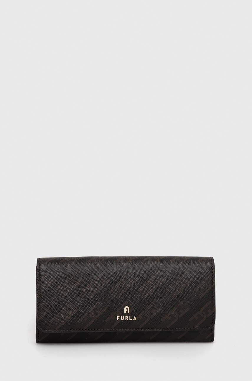 

Портфейл Furla дамски в черно, Черен