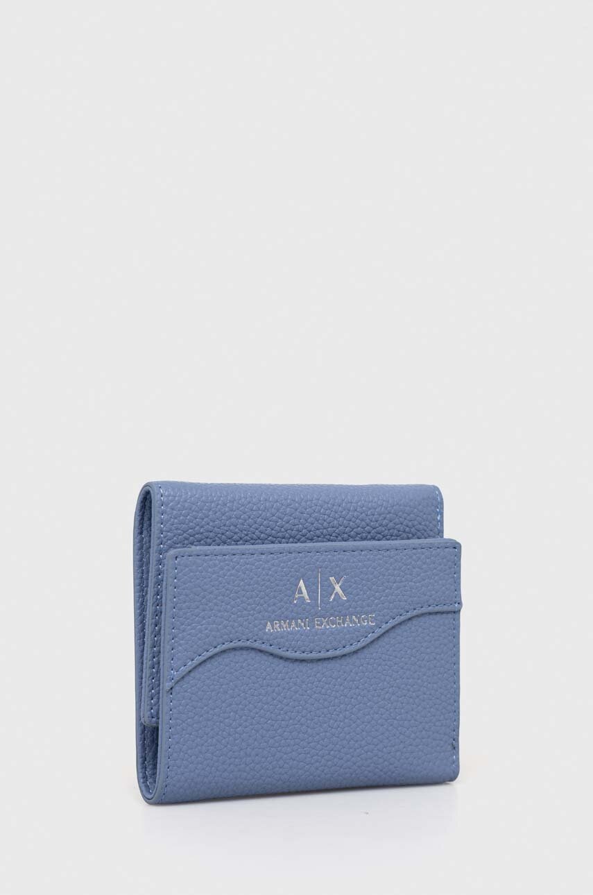 

Гаманець Armani Exchange жіночий колір сірий