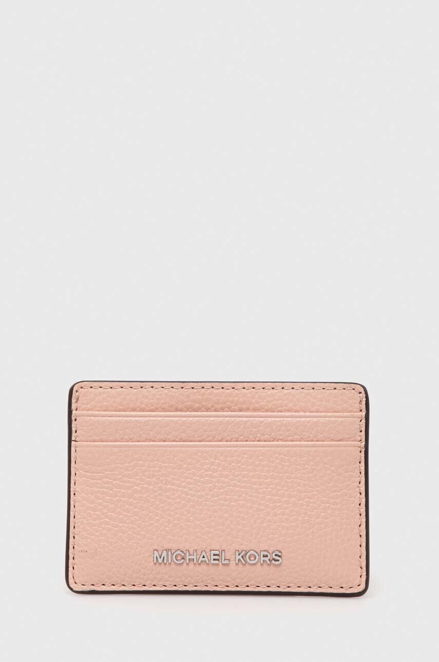 Michael michael kors carcasa din piele culoarea roz