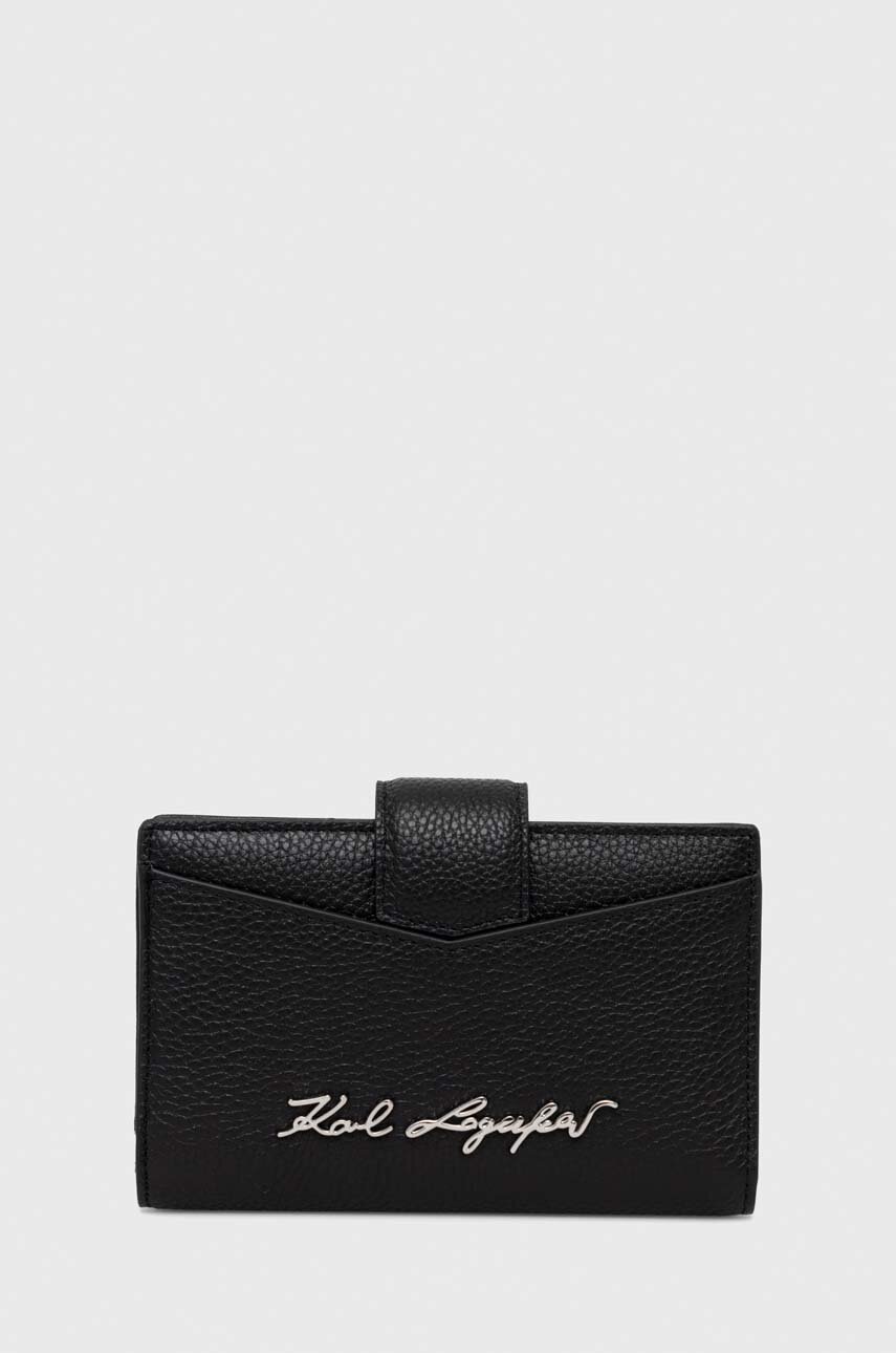 

Кошелек Karl Lagerfeld женский цвет чёрный