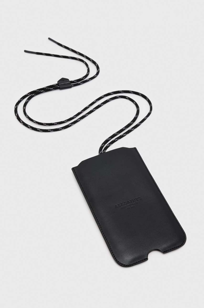 

Кейс за телефон AllSaints дамски в черно, Черен