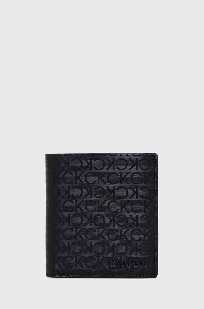 

Портмоне Calvin Klein мъжки в черно, Черен