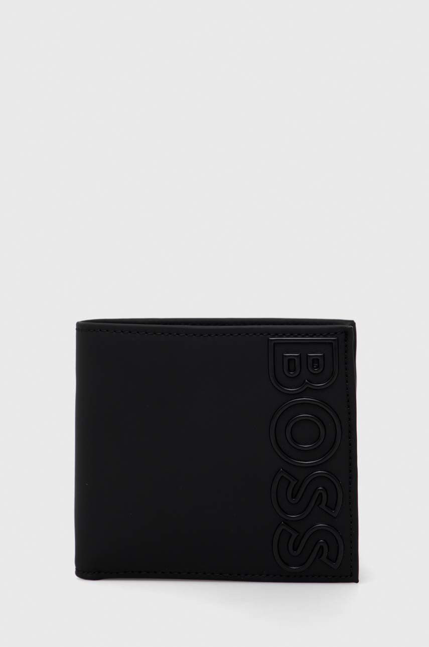 BOSS portofel barbati, culoarea negru Accesorii imagine noua
