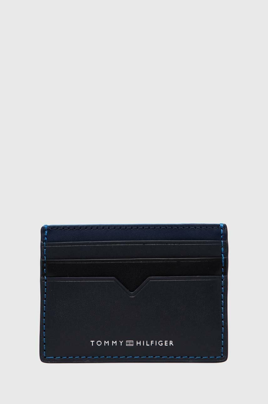 

Кожаный чехол на карты Tommy Hilfiger цвет синий