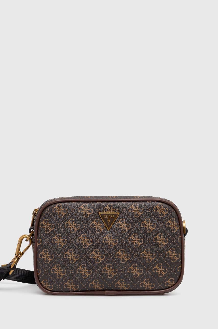

Чанта през рамо Guess VEZZOLA в сиво PMEVZL P3145, Кафяв