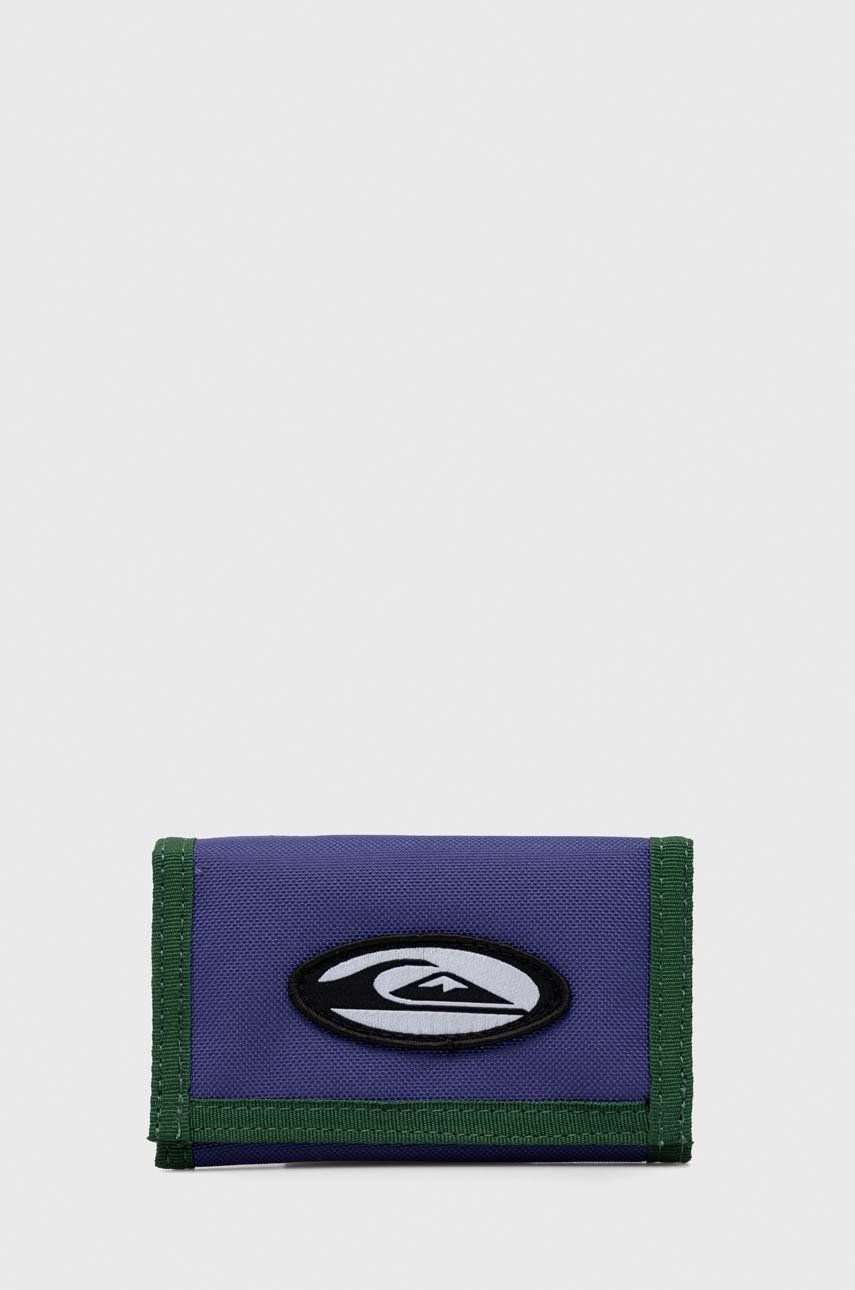 Peněženka Quiksilver fialová barva - fialová - 100 % Polyester