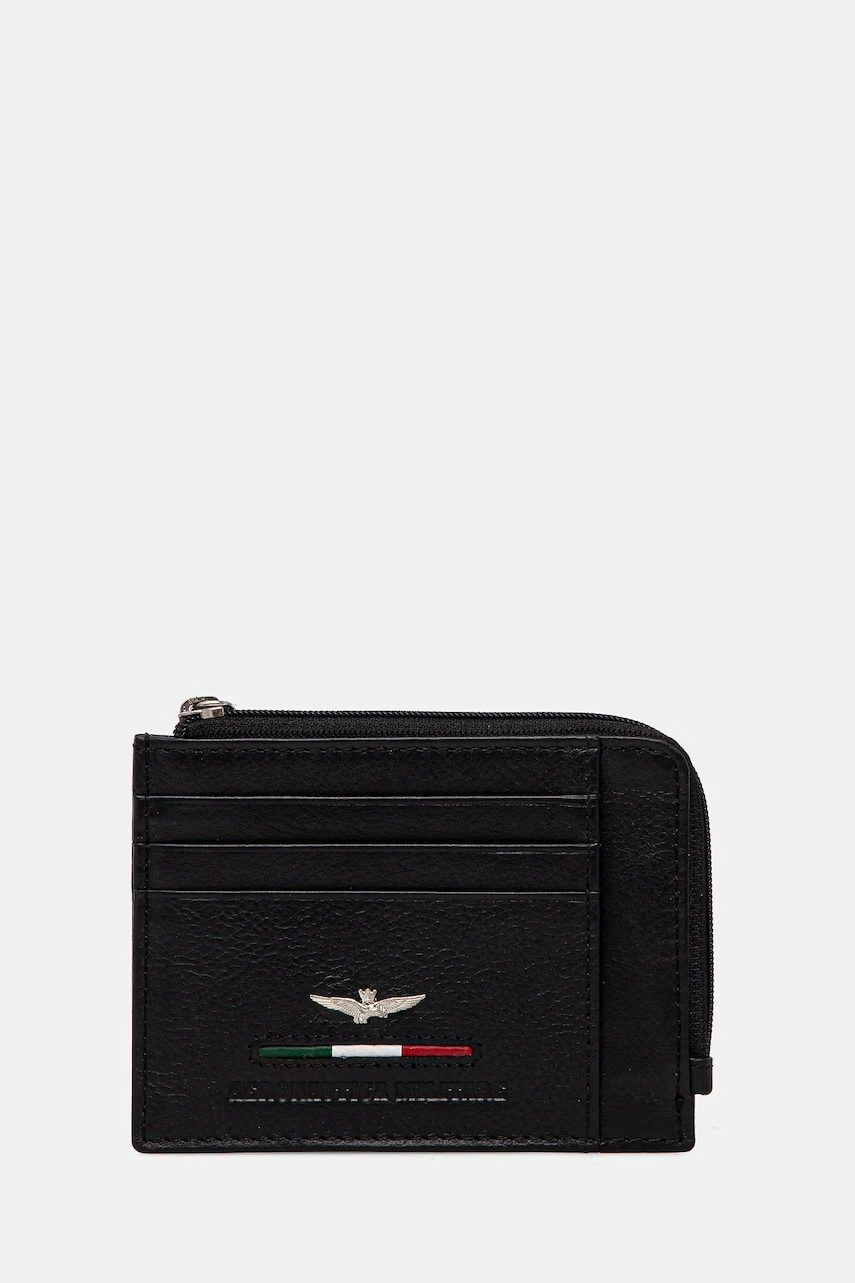 Aeronautica Militare portofel barbati, culoarea negru