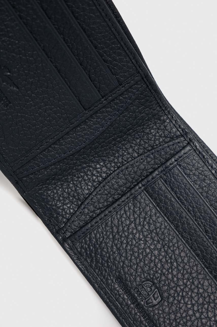 Δερμάτινο πορτοφόλι Aeronautica Militare ανδρικά, χρώμα: ναυτικό μπλε AM182 φωτογραφία