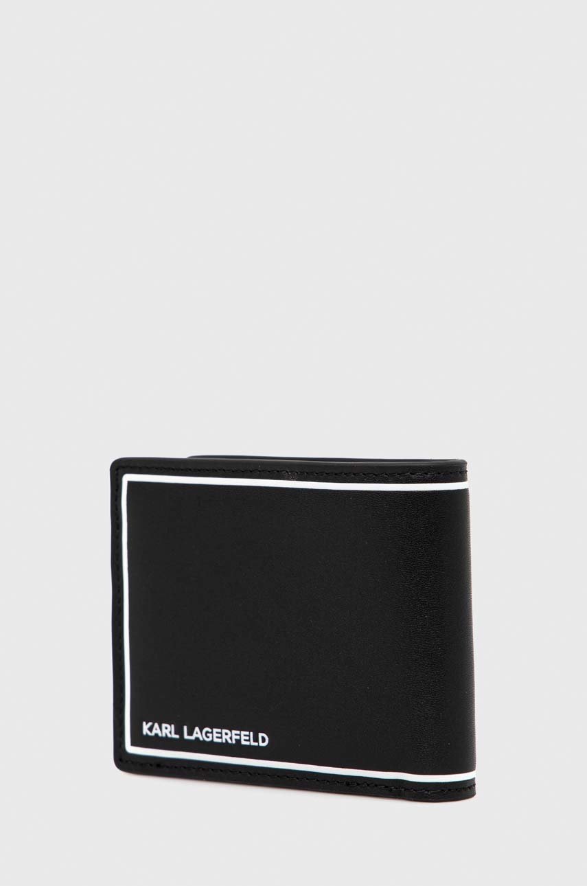 

Кошелек + брелок Karl Lagerfeld цвет чёрный