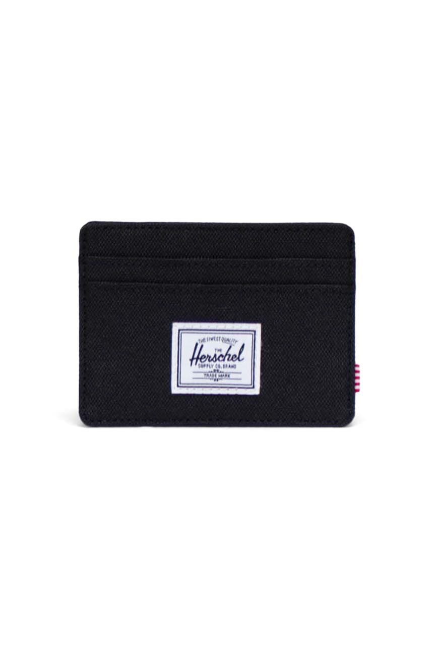 Herschel carcasa cardului Charlie culoarea negru