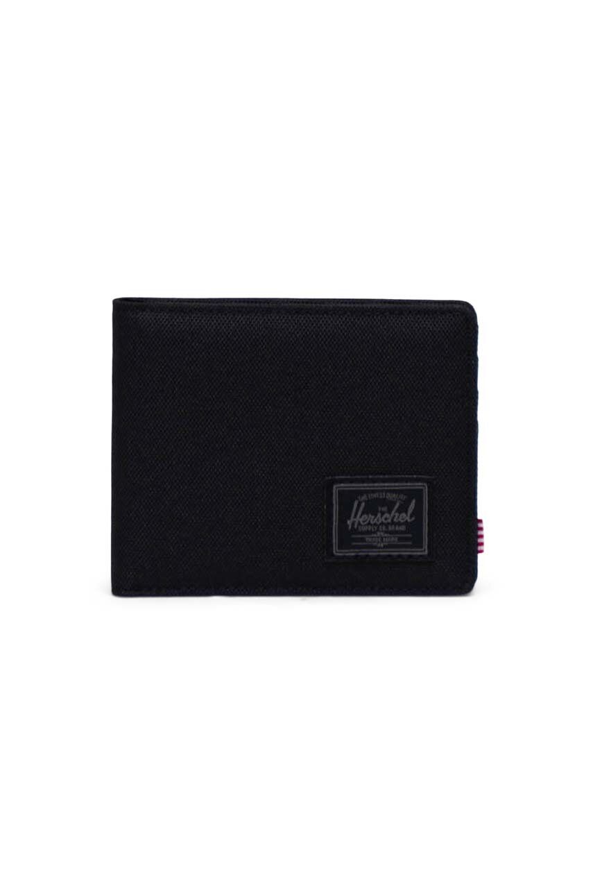 Herschel portofel Roy Wallet culoarea negru