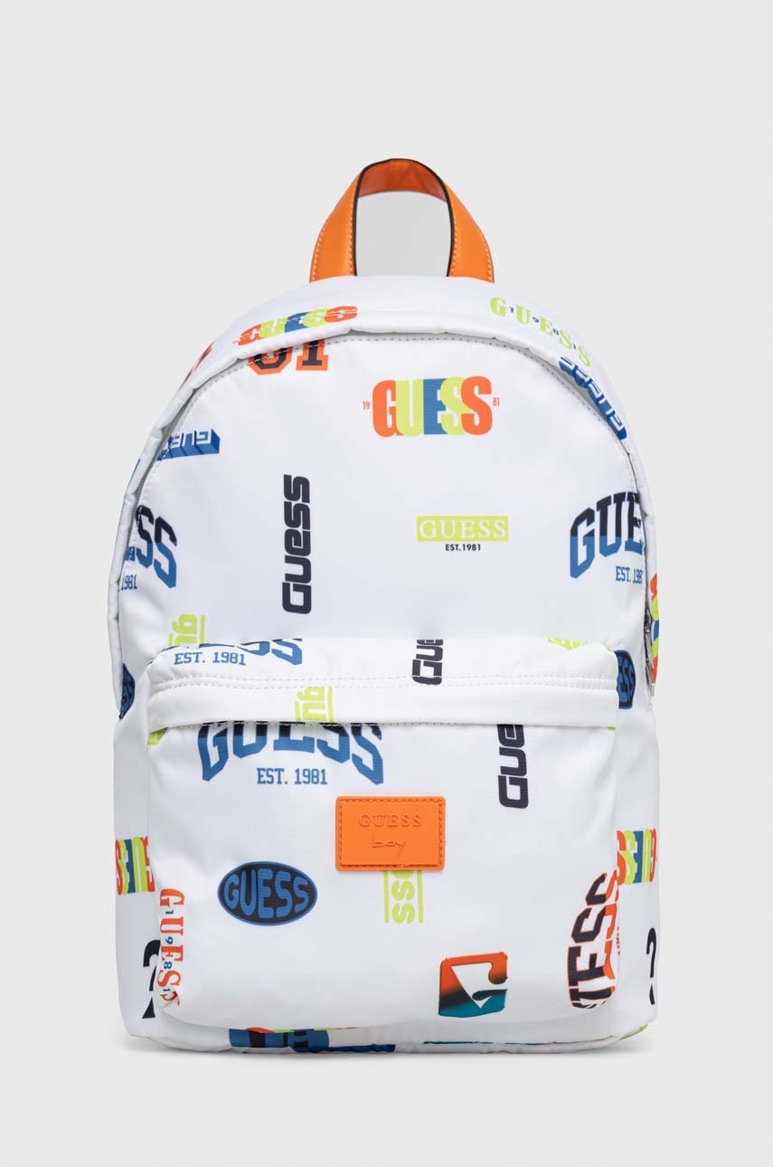 Рюкзак Guess цвет белый большой узорный Рюкзак Guess цвет белый большой узорный