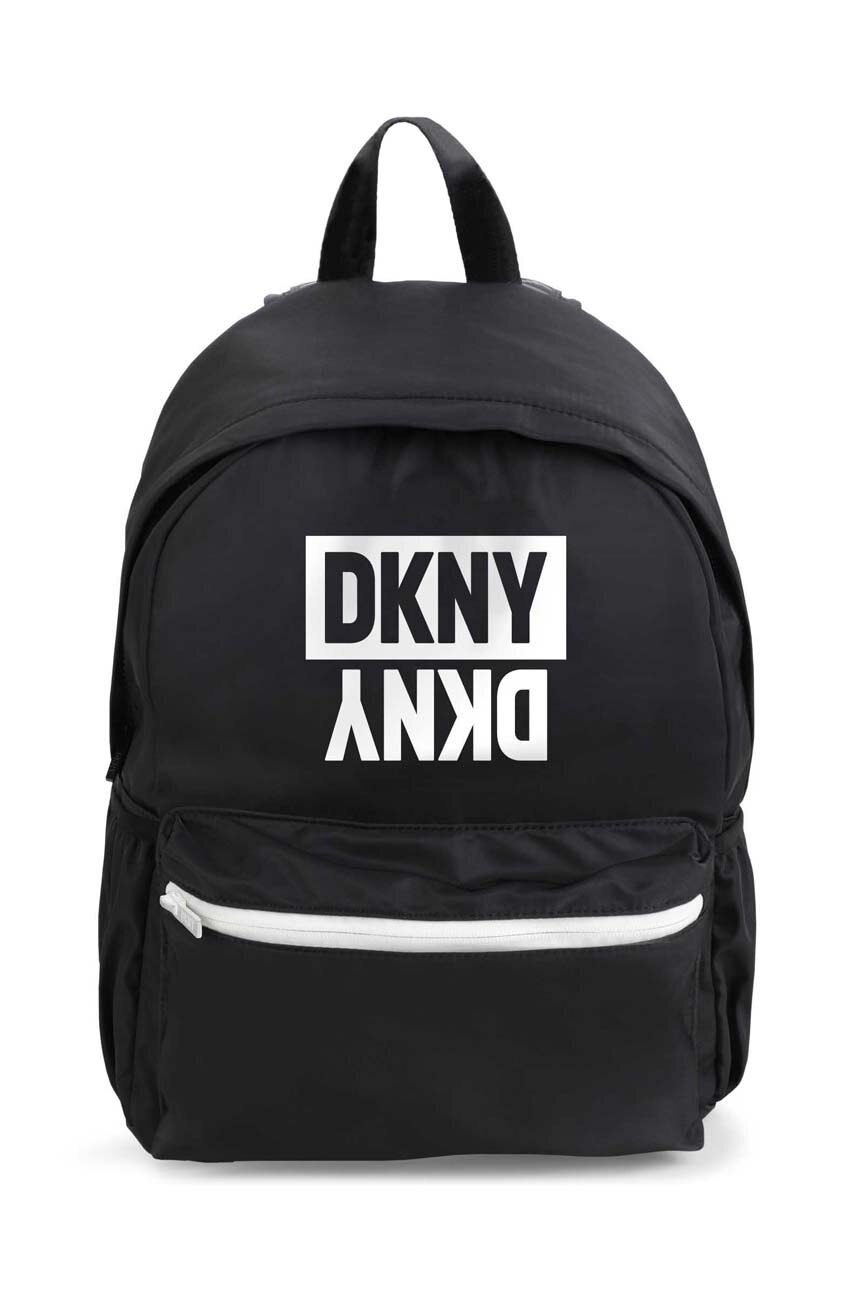 

Детский рюкзак Dkny цвет чёрный большой с принтом