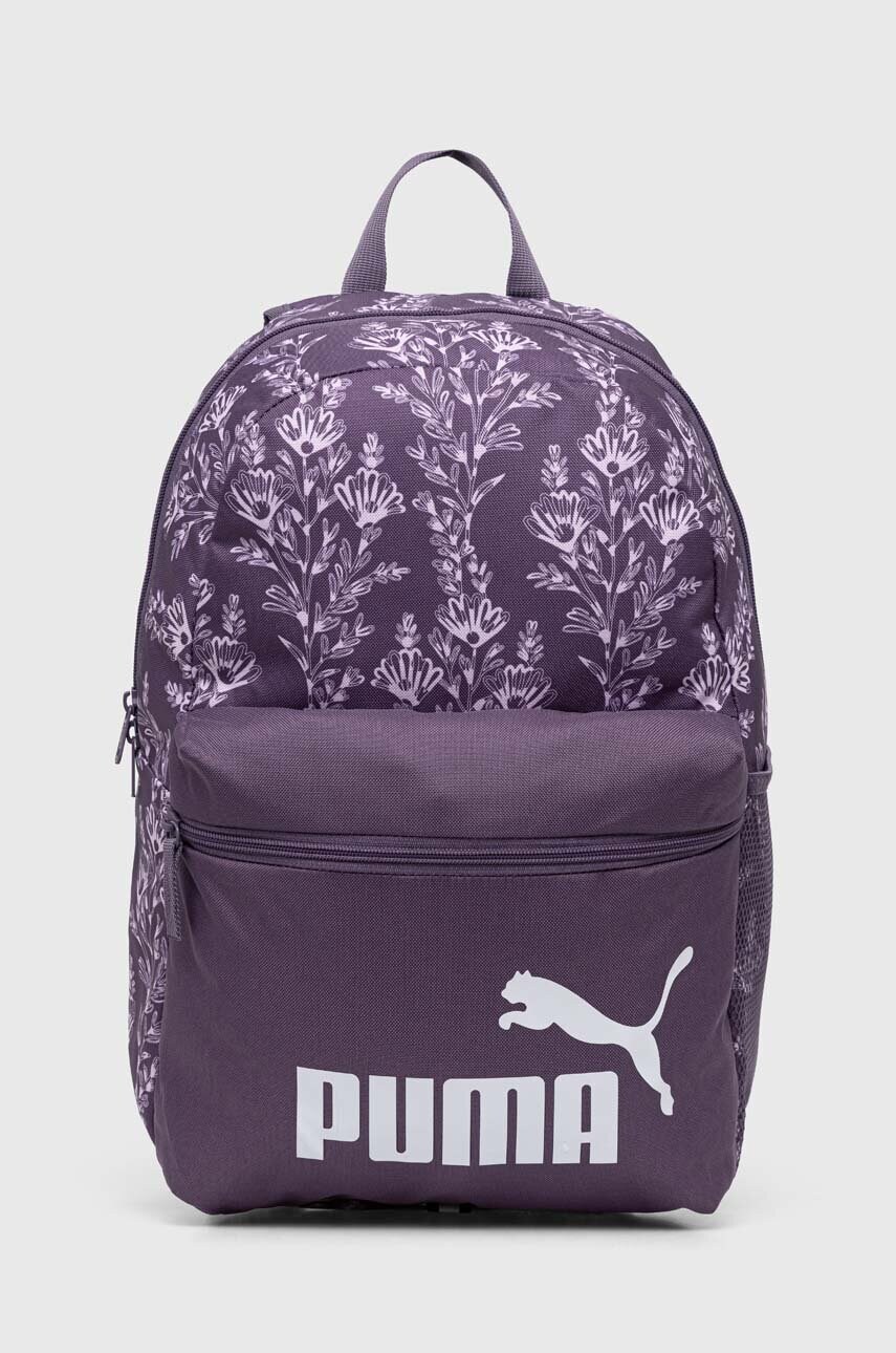 

Раница Puma в лилаво голям размер с десен, Виолетов