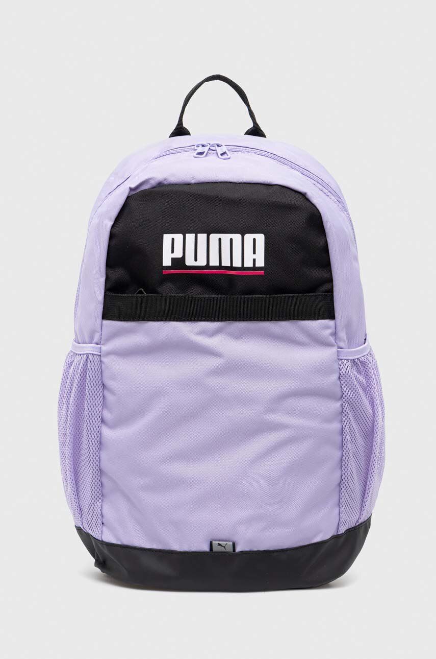 Puma rucsac femei, culoarea violet, mare, cu imprimeu Accesorii imagine noua 2022