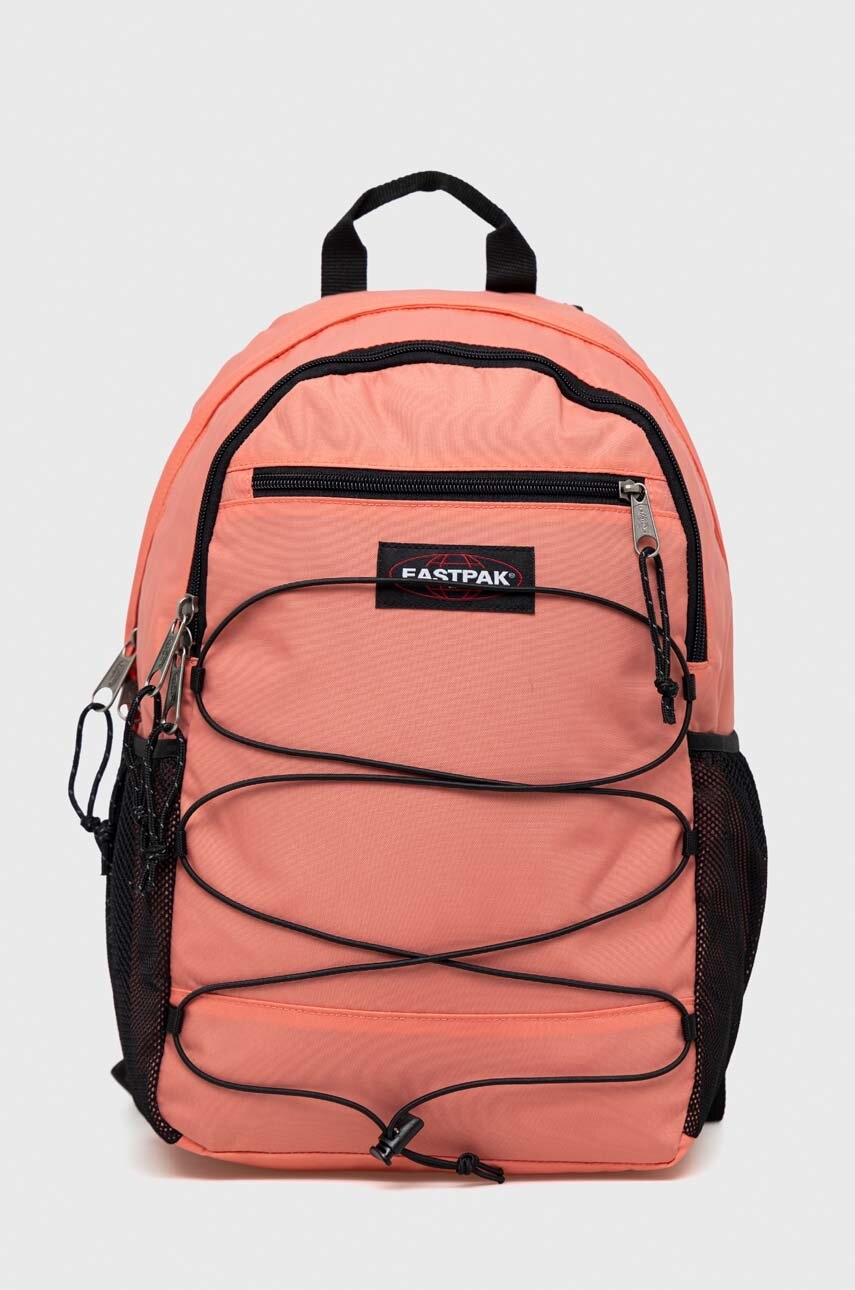 E-shop Batoh Eastpak dámský, oranžová barva, velký, hladký