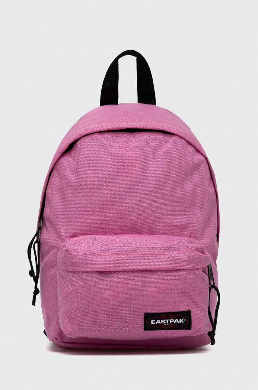 Eastpak rucsac femei, culoarea roz, mic, neted