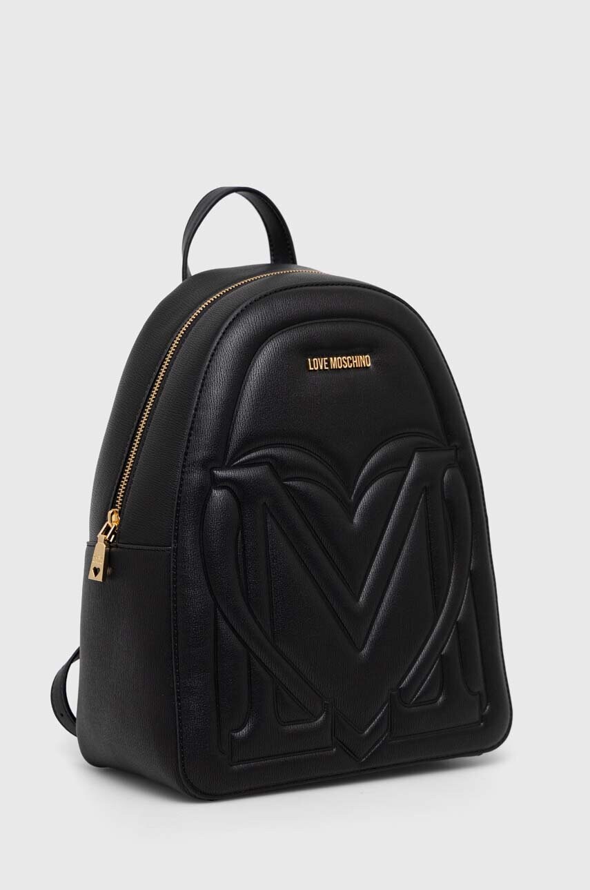 

Рюкзак Love Moschino жіночий колір чорний малий однотонний