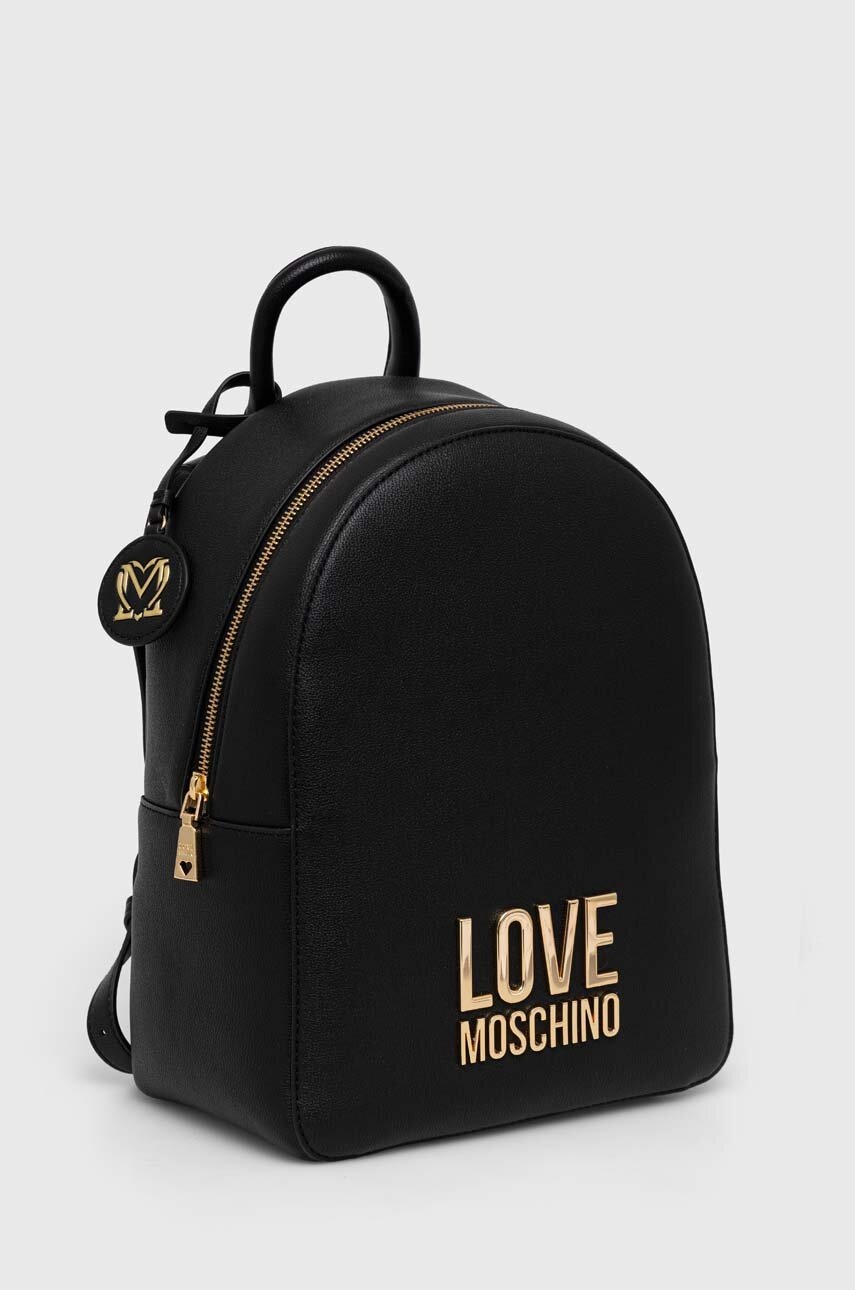 

Рюкзак Love Moschino жіночий колір чорний малий однотонний