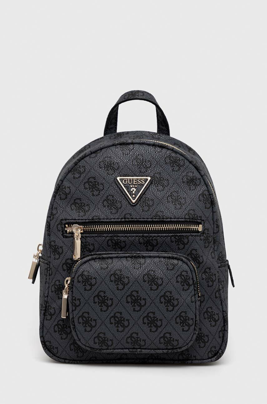 

Рюкзак Guess женский цвет синий маленький узорный