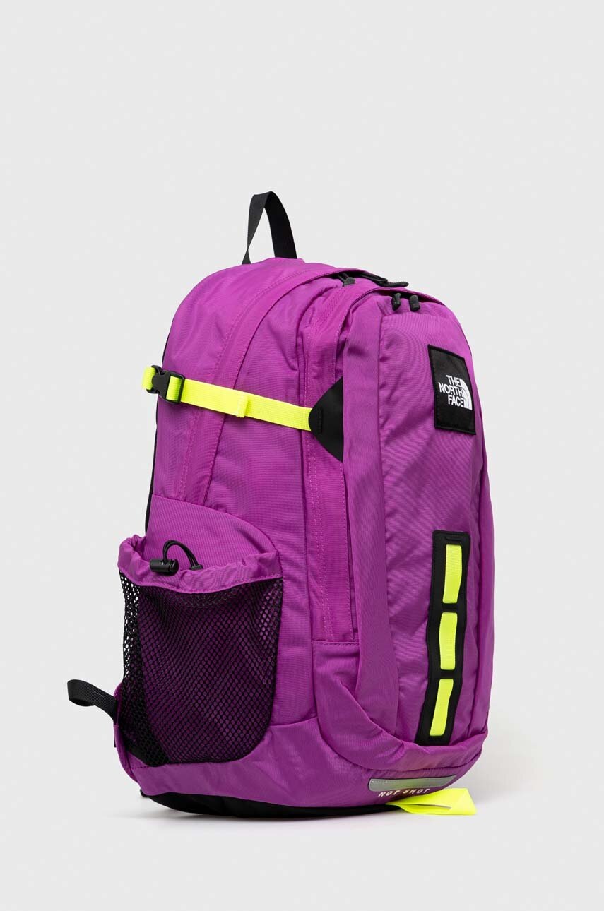 

Рюкзак The North Face жіночий колір фіолетовий великий візерунок