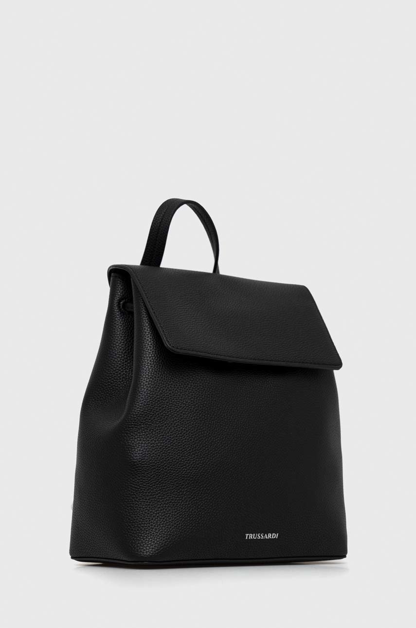 

Рюкзак Trussardi жіночий колір чорний малий однотонний