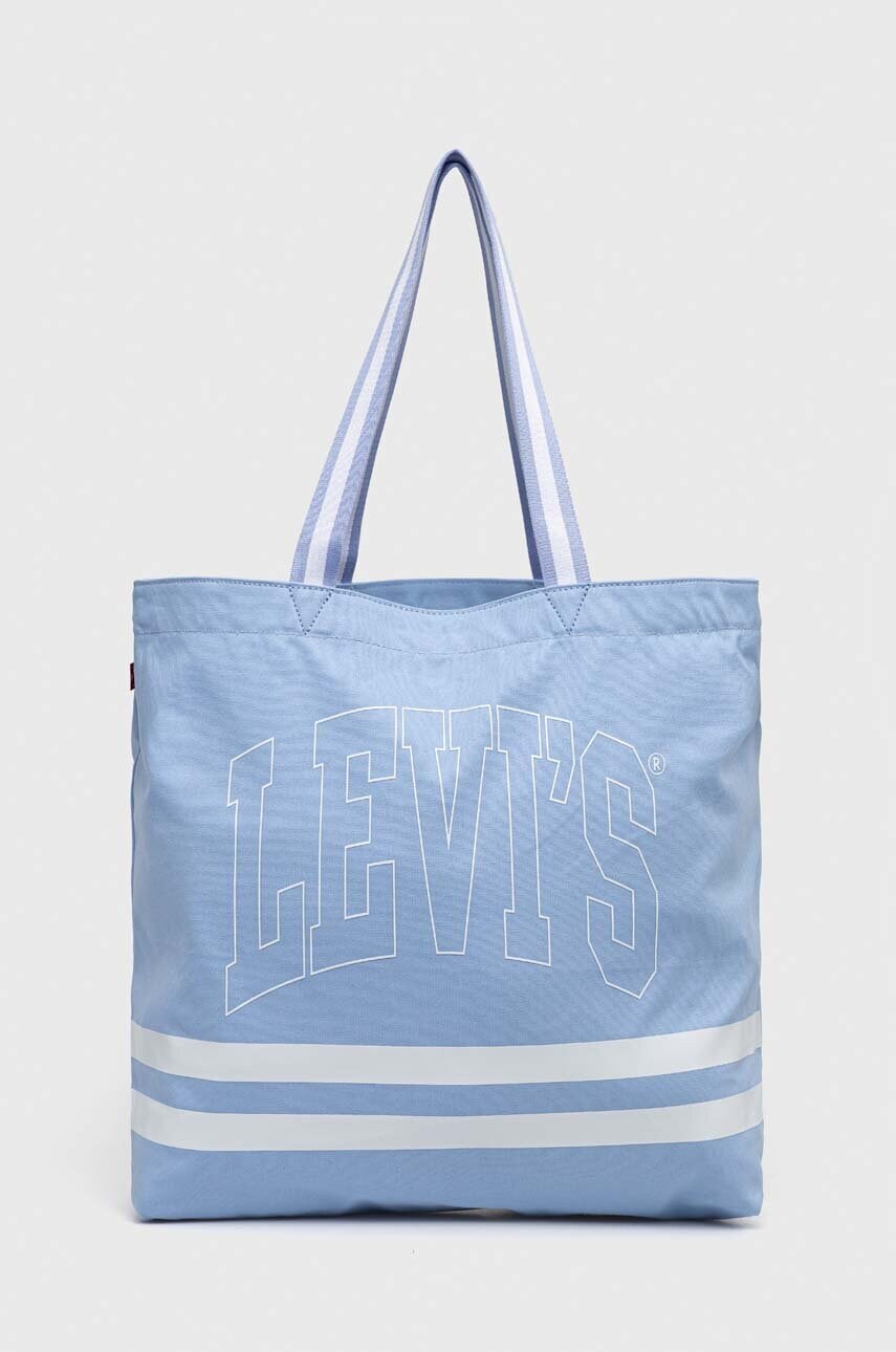

Плажна чанта Levi's в синьо, Син