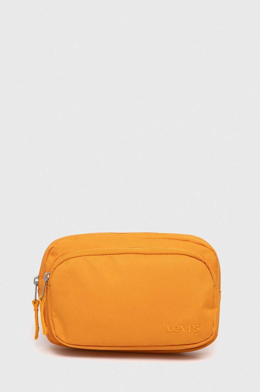 Ledvinka Levi′s oranžová barva - oranžová -  100 % Polyester