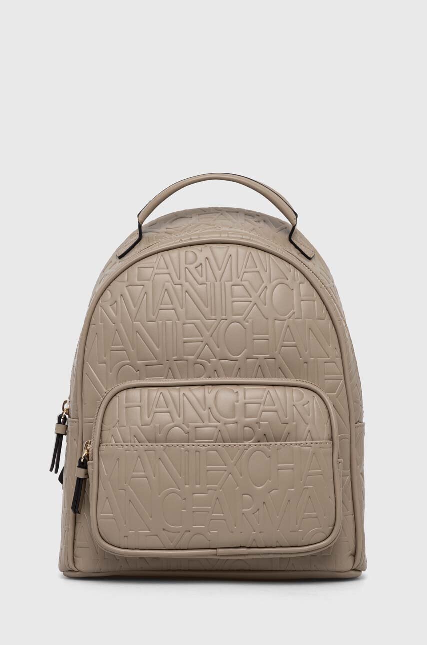 

Рюкзак Armani Exchange жіночий колір чорний малий однотонний