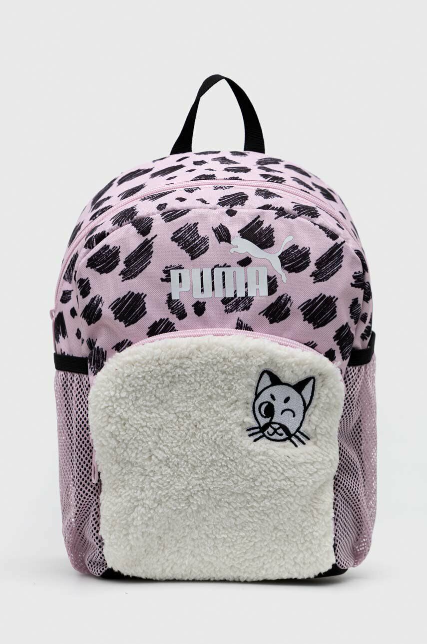 Puma ghiozdan copii PU MATE Backpack culoarea roz, mic, modelator