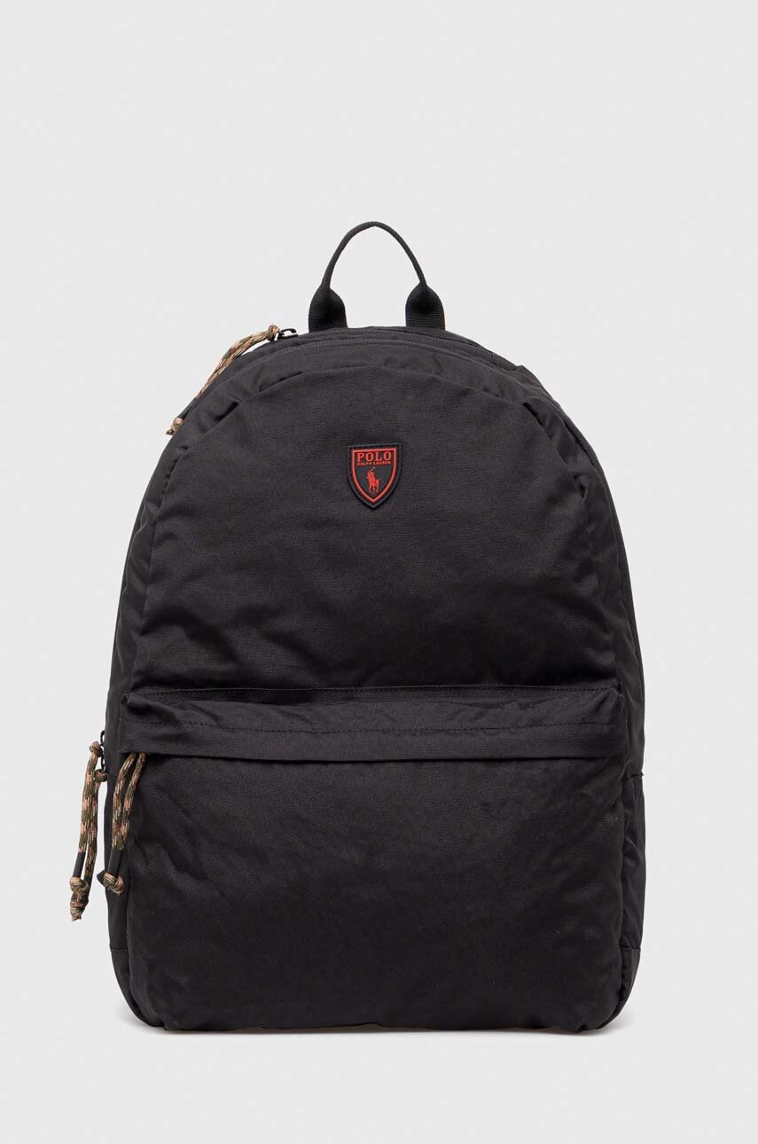 

Рюкзак Polo Ralph Lauren мужской цвет чёрный большой однотонный