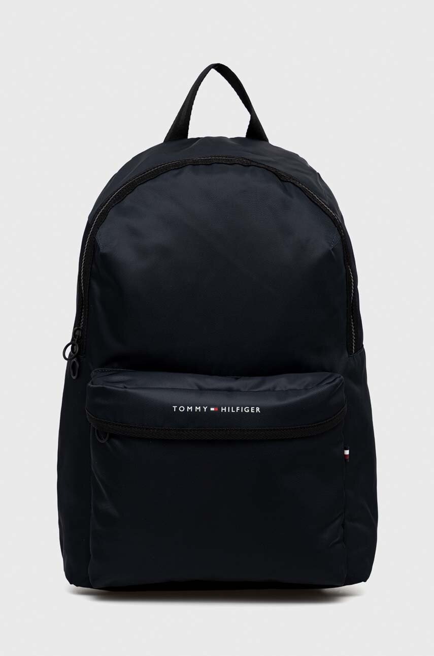 

Рюкзак Tommy Hilfiger мужской цвет синий большой с принтом