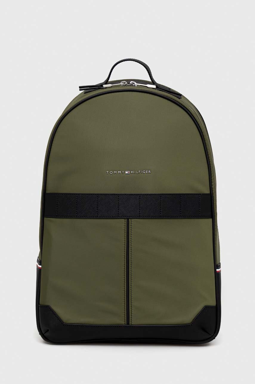 

Рюкзак Tommy Hilfiger чоловічий колір зелений великий однотонний