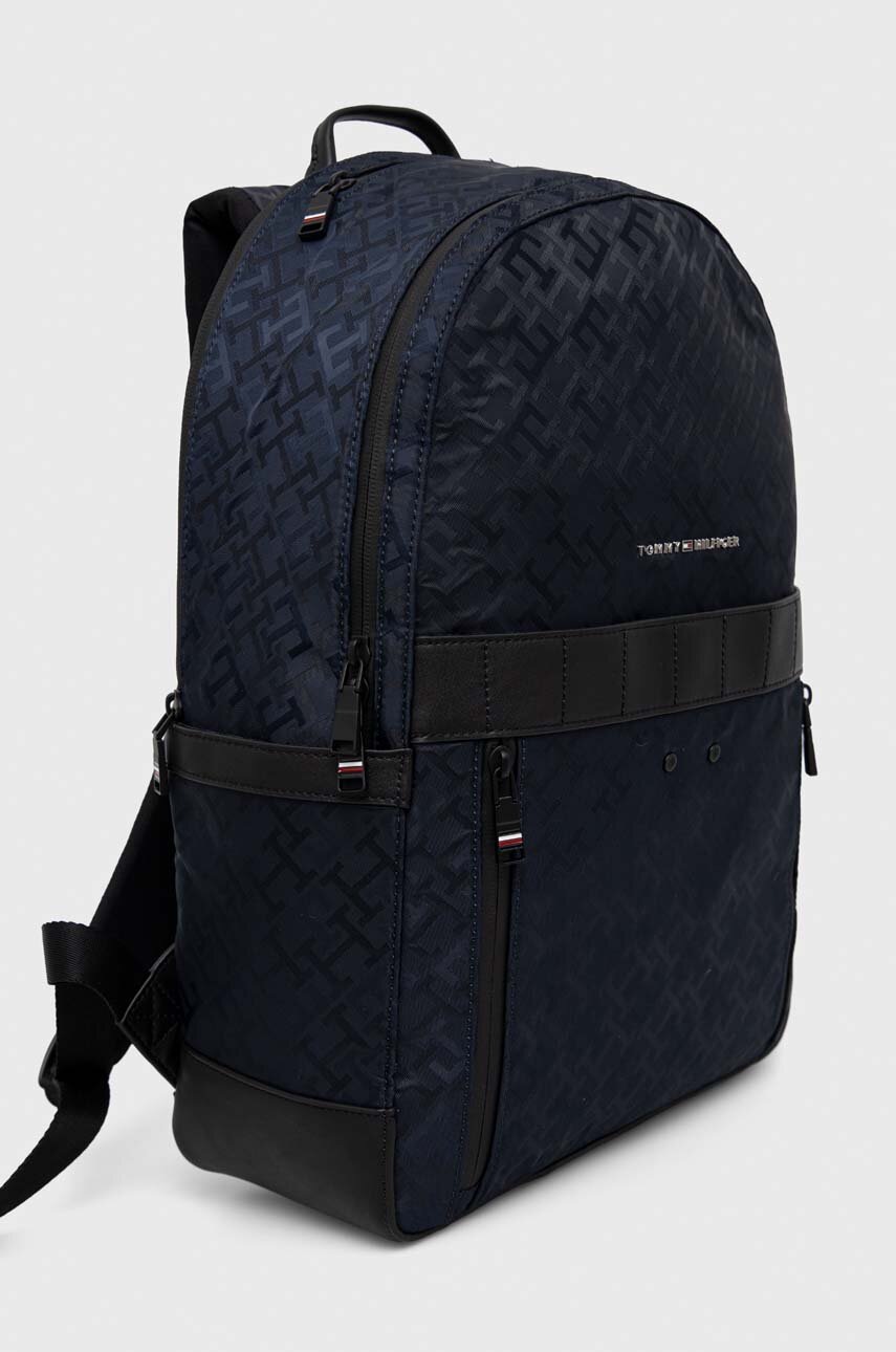 

Рюкзак Tommy Hilfiger мужской цвет синий большой узорный