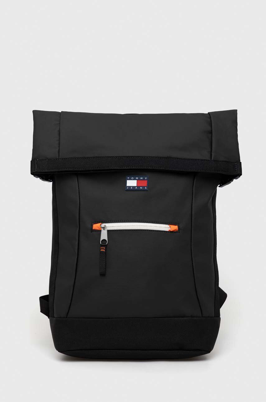 Tommy Jeans Rucsac Barbati, Culoarea Negru, Mare, Neted