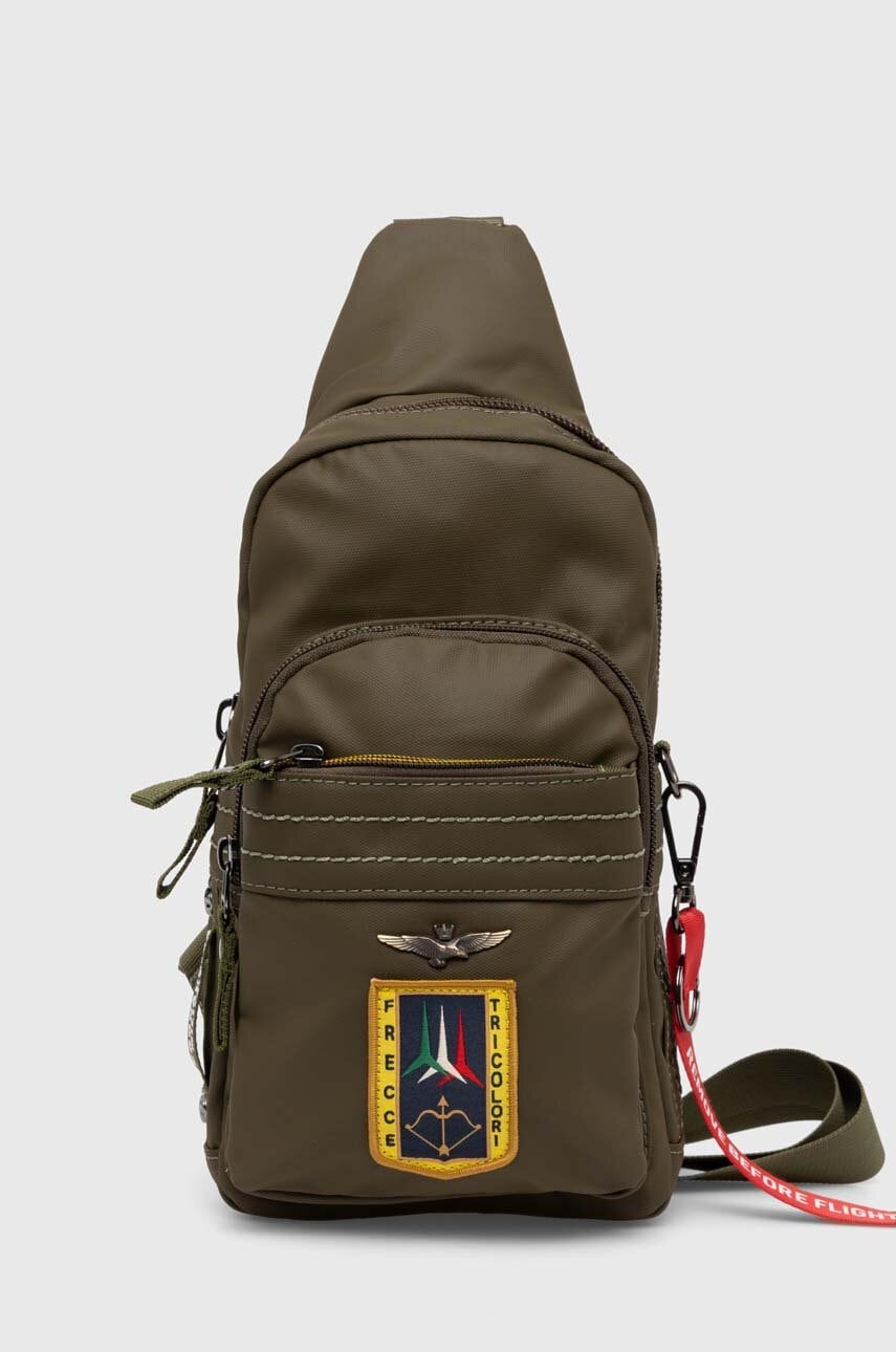 Aeronautica Militare borseta culoarea verde