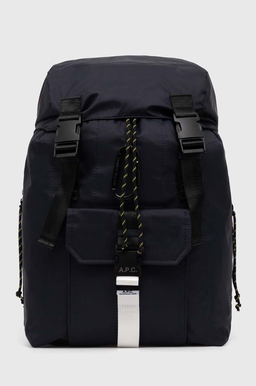 A.P.C. rucsac Sac A Dos Trek bărbați, culoarea bleumarin, mare, uni