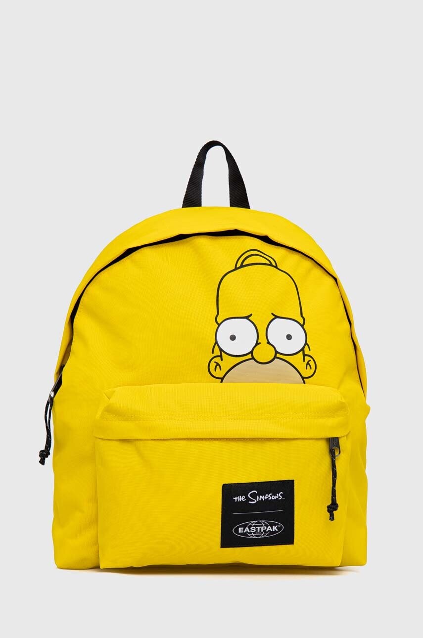 

Рюкзак Eastpak цвет жёлтый большой с принтом