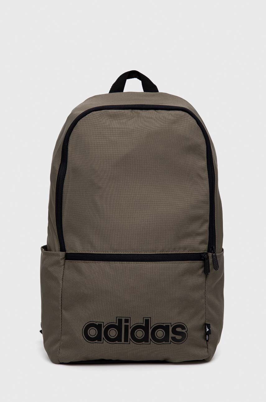 Levně Batoh adidas zelená barva, velký, hladký, HR5341